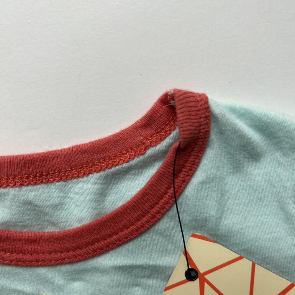 NWT Prefresh Keep Smiling Ringer Tee - Picture 3 of 3